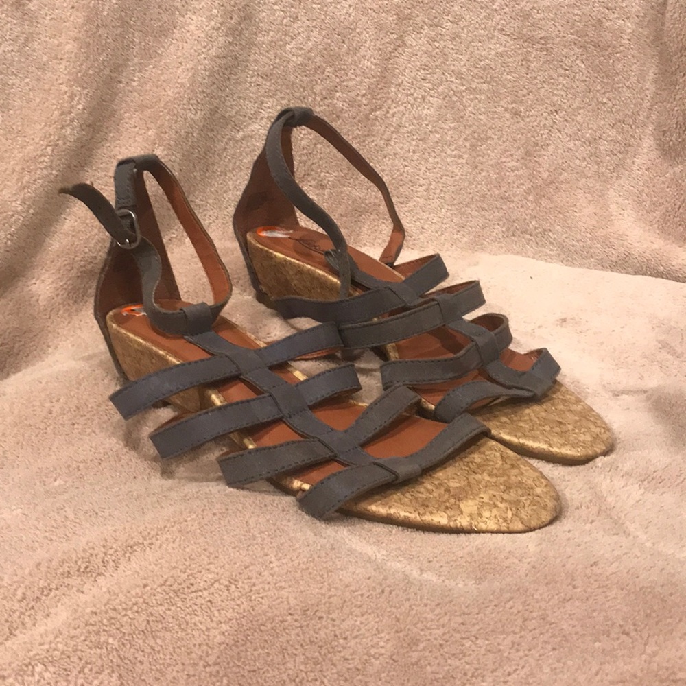 Wedged Strappy Sandals